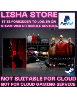 HITMAN 3 DELUXE + 7 DEADLY SINS PACK Стим на 90 дней