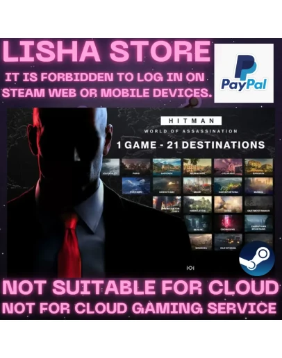 HITMAN World of Assassination full dlc Стим на 90 дней