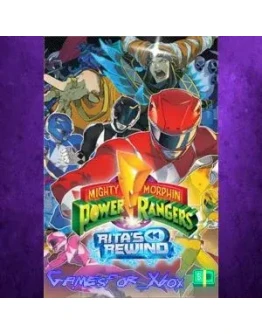 Mighty Morphin Power Rangers Rita's Rewind XBOX Mighty Morphin Power Rangers Rita's Rewind XBOX
