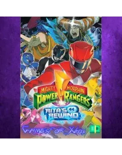Mighty Morphin Power Rangers Rita's Rewind XBOX Mighty Morphin Power Rangers Rita's Rewind XBOX