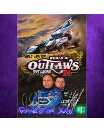 World of Outlaws Dirt Racing 24 Gold Edition XBOX World of Outlaws Dirt Racing 24 Gold Edition XBOX