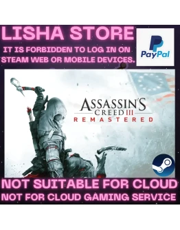 Assassins Creed III Remastered Стим На 30 или 90 дней Assassins Creed III Remastered Стим На 30 или 90 дней
