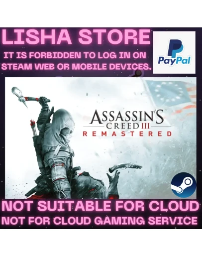Assassins Creed III Remastered Стим На 30 или 90 дней