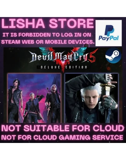 Devil May Cry 5 Deluxe Edition+Vergil Стим на 90 дней Devil May Cry 5 Deluxe Edition+Vergil Стим на 90 дней