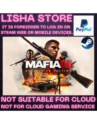 Mafia III: Definitive Edition Стим На 30 или 90 дней Mafia III: Definitive Edition Стим На 30 или 90 дней