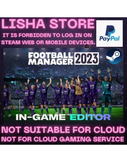 Football Manager 2023+In-Game Editor Стим на 90 дней Football Manager 2023+In-Game Editor Стим на 90 дней