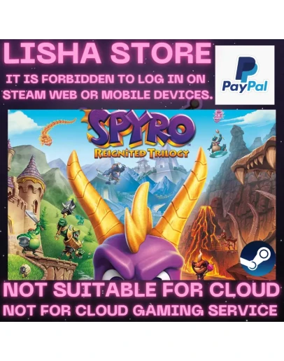 Spyro Reignited Trilogy Стим Оффлайн на 90 дней Spyro Reignited Trilogy Стим Оффлайн на 90 дней