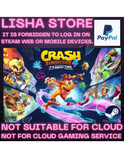 Crash Bandicoot 4: Its About Time Стим На 30 или 90 дн