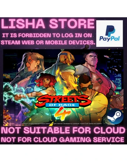 Streets of Rage 4 Стим На 30 или 90 дней
