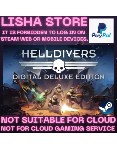 HELLDIVERS Digital Deluxe Ed Стим На 30 или 90 дней