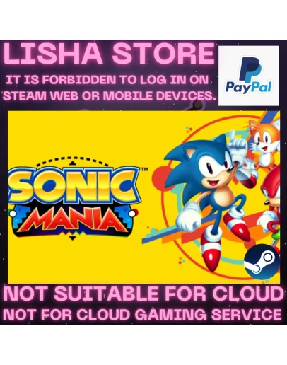 Sonic Mania Стим Оффлайн на 90 дней