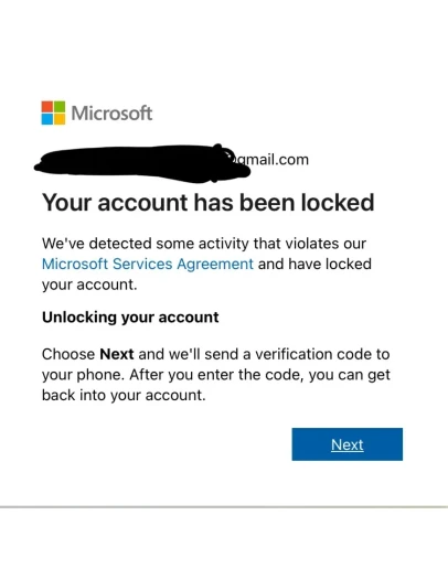 Разблокировать аккаунт Microsoft/XBOX СМС / OTP Разблокировать аккаунт Microsoft/XBOX СМС / OTP