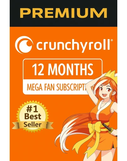 CRUNCHYROLL MEGA FAN PREMIUM ДЛЯ НОВОГО/СТАРОГО АККАУНТ