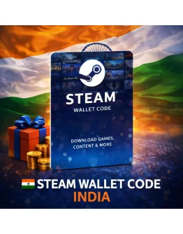 Steam Код пополнения Индия 99 INR - 5000 INR Steam Код пополнения Индия 99 INR - 5000 INR