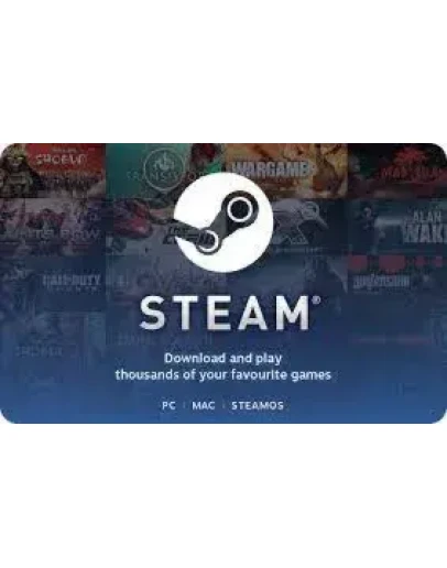 Steam Код пополнения Великобритания 5 GBP - 25 GBP