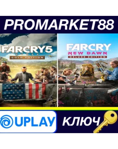 Far Cry 5 Gold Edition + Far Cry New Dawn Deluxe Edit Far Cry 5 Gold Edition + Far Cry New Dawn Deluxe Edit
