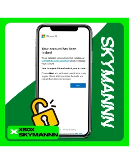 УСЛУГА РАЗБЛОКИРОВКИ АККАУНТА MICROSOFT XBOX