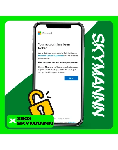 УСЛУГА РАЗБЛОКИРОВКИ АККАУНТА MICROSOFT XBOX УСЛУГА РАЗБЛОКИРОВКИ АККАУНТА MICROSOFT XBOX