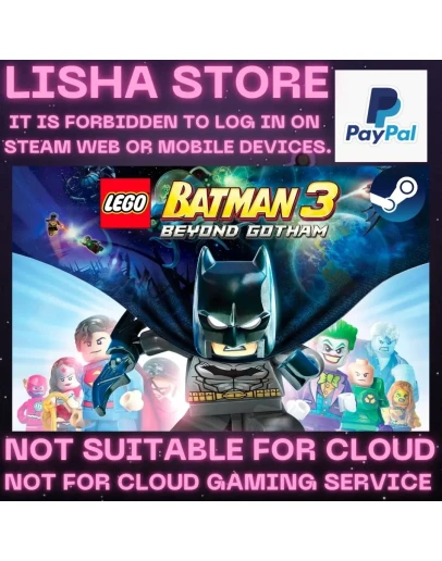 LEGO Batman 3 Beyond Gotham Стим Офф На 30 или 90 дней