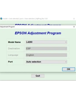 Сброс Epson L4260 L4261 L4266