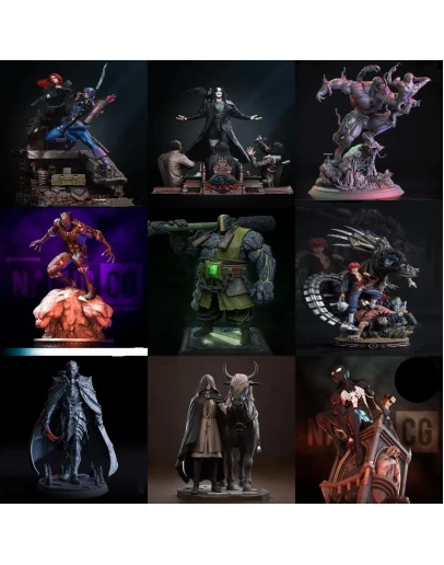 3D МОДЕЛЬ 140 дизайнов STL Файл для 3D принтера