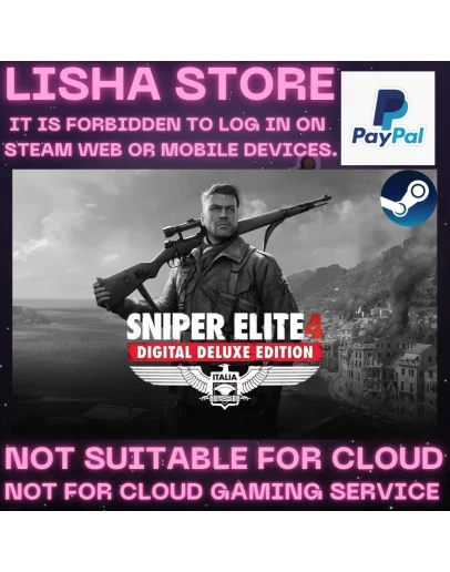 Sniper Elite 4 Deluxe Стим Оффлайн на 90 дней Sniper Elite 4 Deluxe Стим Оффлайн на 90 дней
