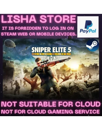 Sniper Elite 5 Deluxe Стим Оффлайн на 90 дней