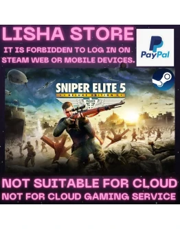 Sniper Elite 5 Deluxe Стим Оффлайн На 30 или 90 дней Sniper Elite 5 Deluxe Стим Оффлайн На 30 или 90 дней