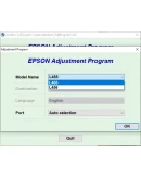 Сброс Epson L455 L456 Adjustment Program