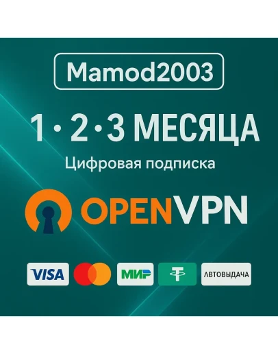 OpenVPN Франция Безлимитный трафик 1 МЕСЯЦ (.ovpn)