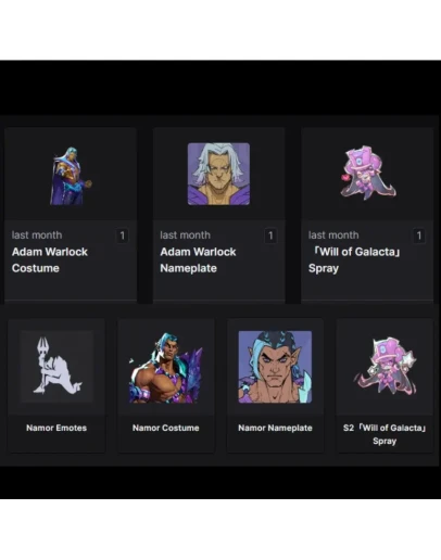 Marvel Rivals: Адам Уорлок + костюм Намора Twitch Drop Marvel Rivals: Адам Уорлок + костюм Намора Twitch Drop