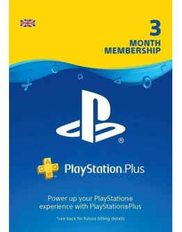 PlayStation Plus Essential (UK) - 3 месяцев Мгновенно