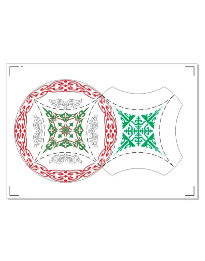 Бонбоньерка круглая CorelDRAW 2019 Graphic