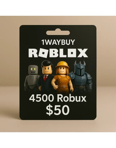 ВСЕ СТРАНЫРОБЛОКС 50 4500 РОБУКСкод робакс карта