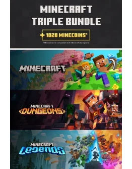 Тройной комплект Minecraft Xbox OneXS активация