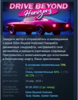 Drive Beyond Horizons АВТОДОСТАВКА STEAM РОССИЯ Drive Beyond Horizons АВТОДОСТАВКА STEAM РОССИЯ