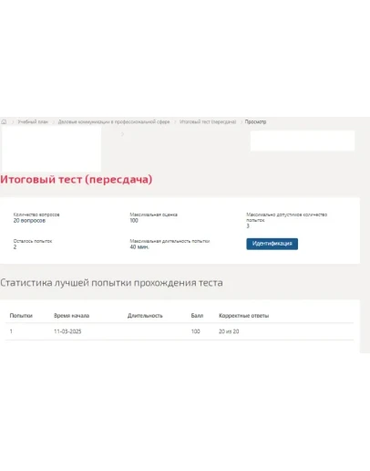 Деловые коммуникации в профессиональной сфере.Тест