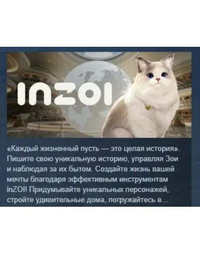inZOI АВТОДОСТАВКА STEAM РОССИЯ