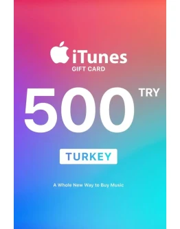 Подарочная карта Apple iTunes 500 TRY Турция
