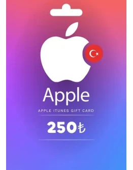 Подарочная карта Apple iTunes 250 TRY Турция