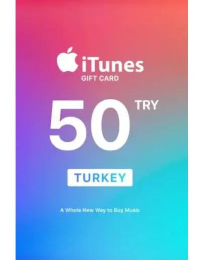 Подарочная карта Apple iTunes 50 TRY Турция