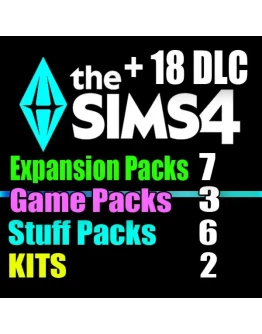 SIMS 4 + 18 DLC (7 допов3 наборов6 кат.2 компл.) SIMS 4 + 18 DLC (7 допов3 наборов6 кат.2 компл.)