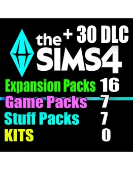 SIMS 4 + 30 DLC (16 допов7 наборов7 кат.0 компл.) SIMS 4 + 30 DLC (16 допов7 наборов7 кат.0 компл.)