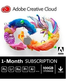 ADOBE CREATIVE CLOUD 1 MONTH KEY-INSTANT