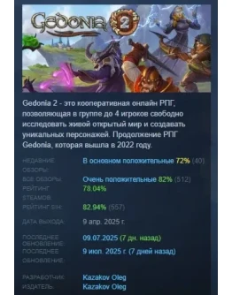 Gedonia 2 АВТОДОСТАВКА STEAM РОССИЯ Gedonia 2 АВТОДОСТАВКА STEAM РОССИЯ
