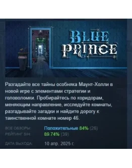 Blue Prince АВТОДОСТАВКА STEAM РОССИЯ