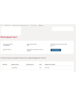 Управление социальными проектами.Итоговый тест Синергия