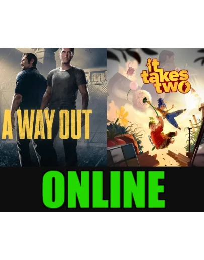 It Takes Two + A Way OutОНЛАЙНSTEAMНА 3-30 ДНЕЙ