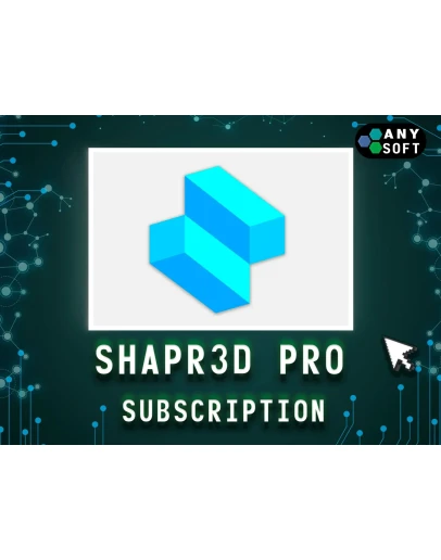 Shapr3D Pro Windows/Mac/iPad 12 месяцев