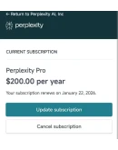 Perplexity AI Pro + Comet1 Year Easy Install